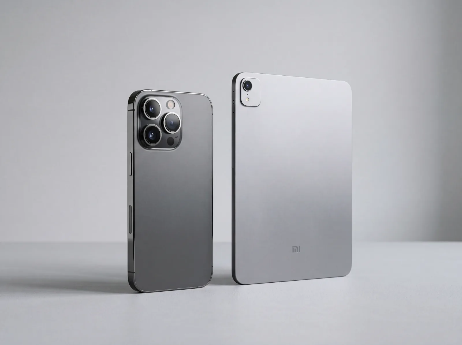 Different smartphones and tablets showing the same patient capture with different processing results